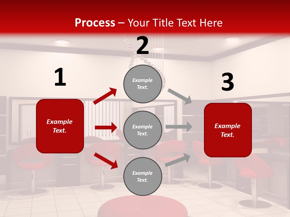 Chair Stylish Reflection PowerPoint Template