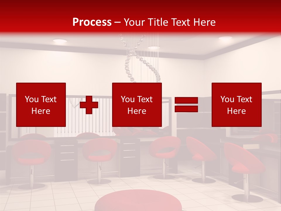 Chair Stylish Reflection PowerPoint Template
