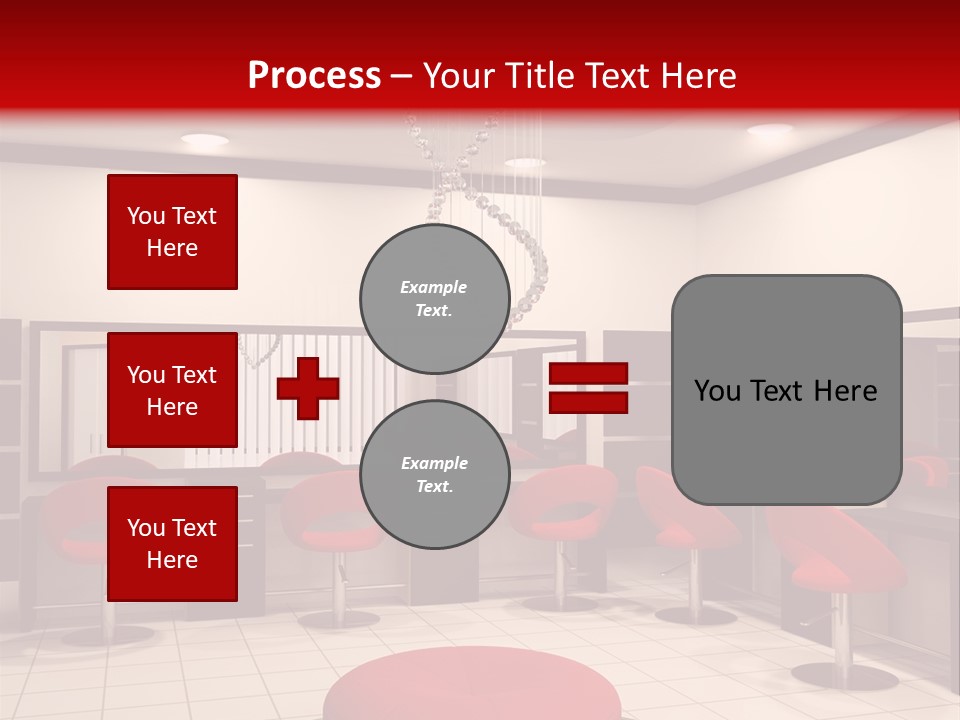Chair Stylish Reflection PowerPoint Template