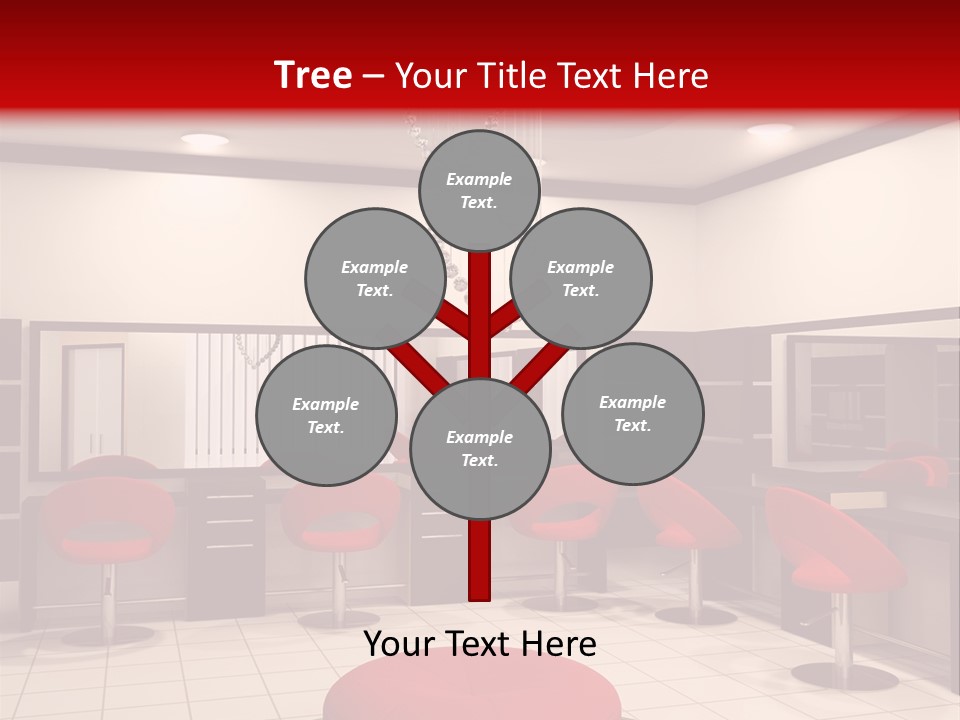 Chair Stylish Reflection PowerPoint Template