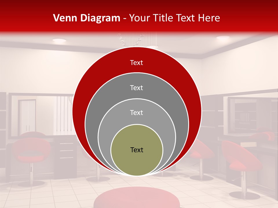 Chair Stylish Reflection PowerPoint Template