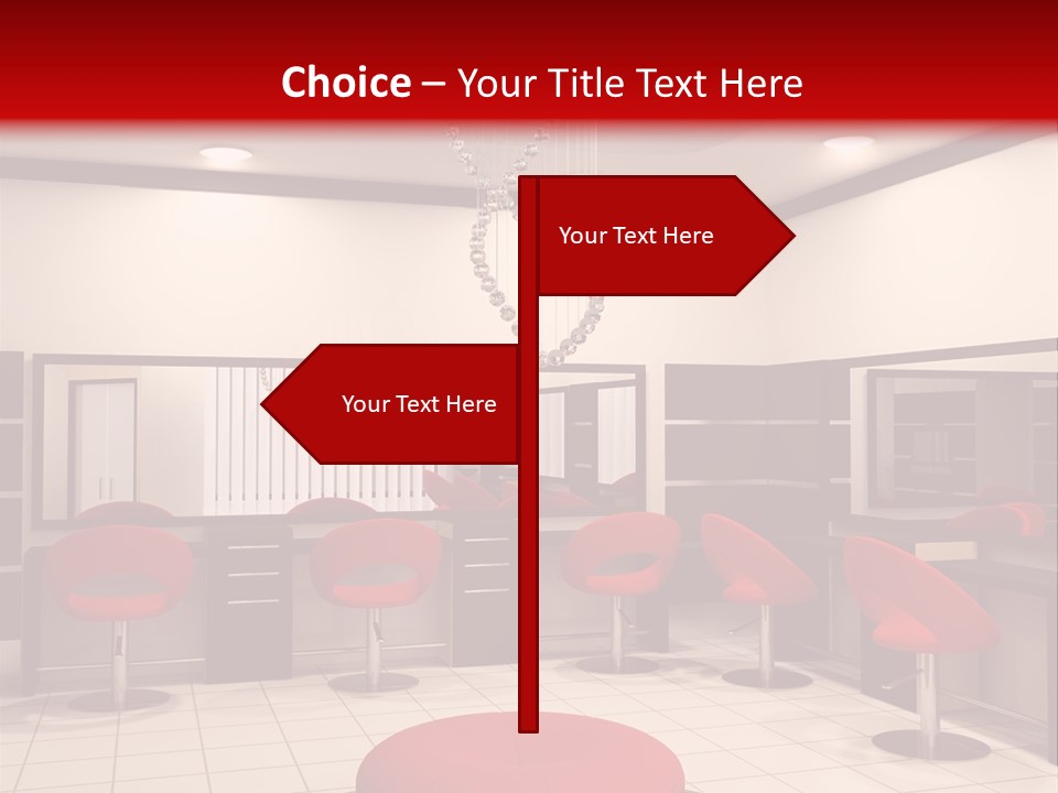 Chair Stylish Reflection PowerPoint Template