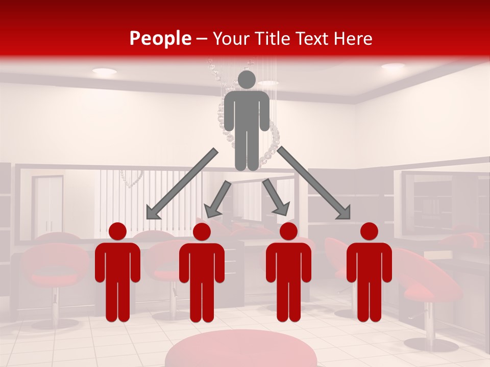 Chair Stylish Reflection PowerPoint Template