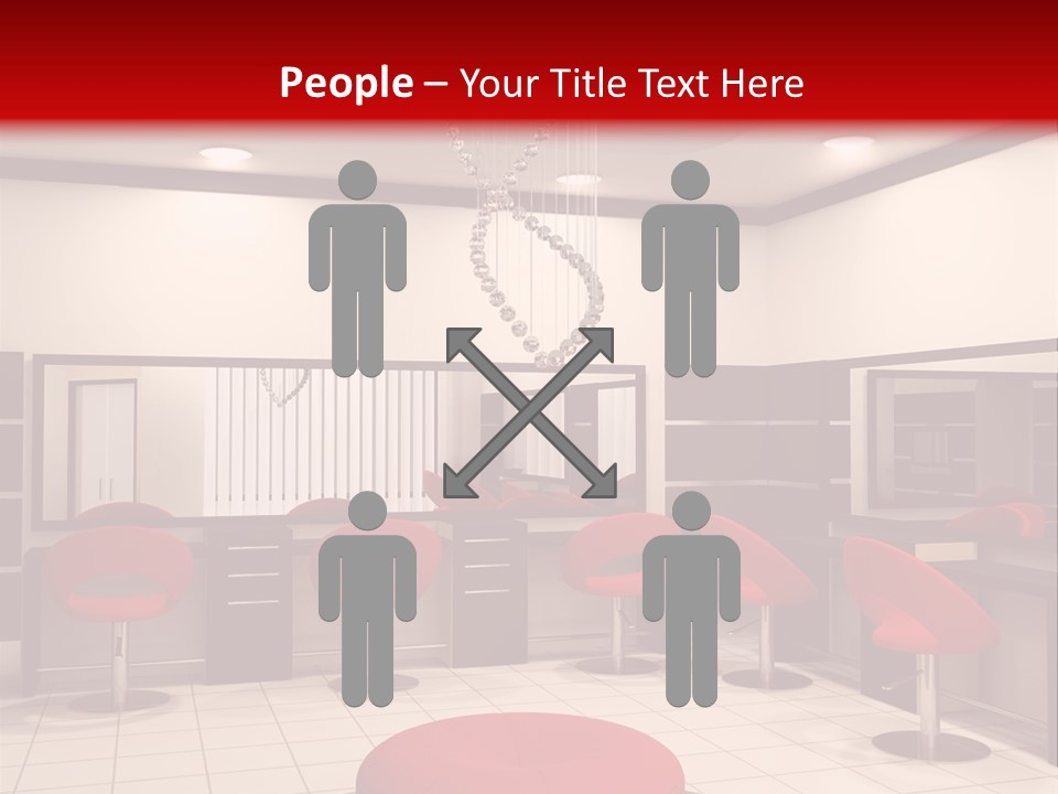 Chair Stylish Reflection PowerPoint Template