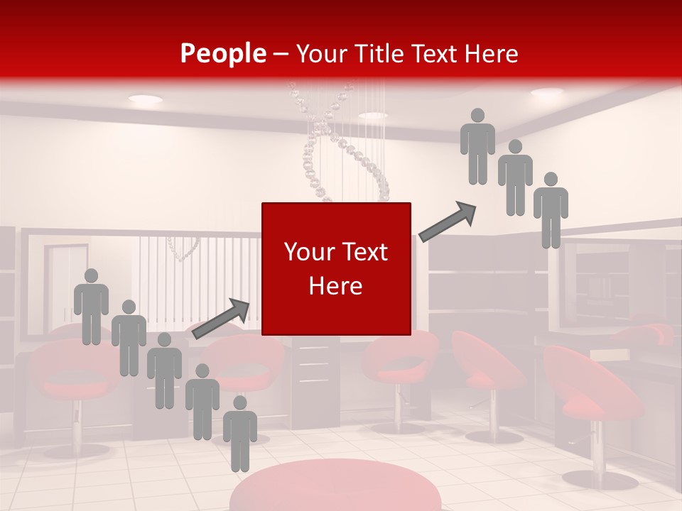 Chair Stylish Reflection PowerPoint Template