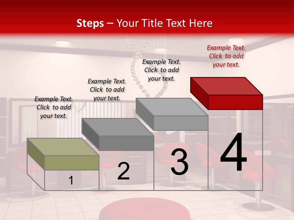 Chair Stylish Reflection PowerPoint Template