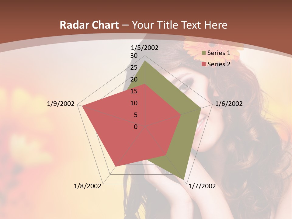 Hintergrund Ausstrahlung Frau PowerPoint Template