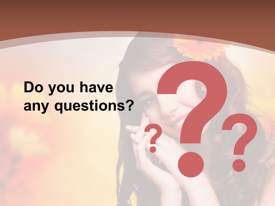 Hintergrund Ausstrahlung Frau PowerPoint Template