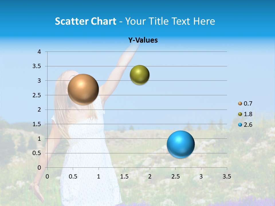 Outdoors Purple Meadow PowerPoint Template