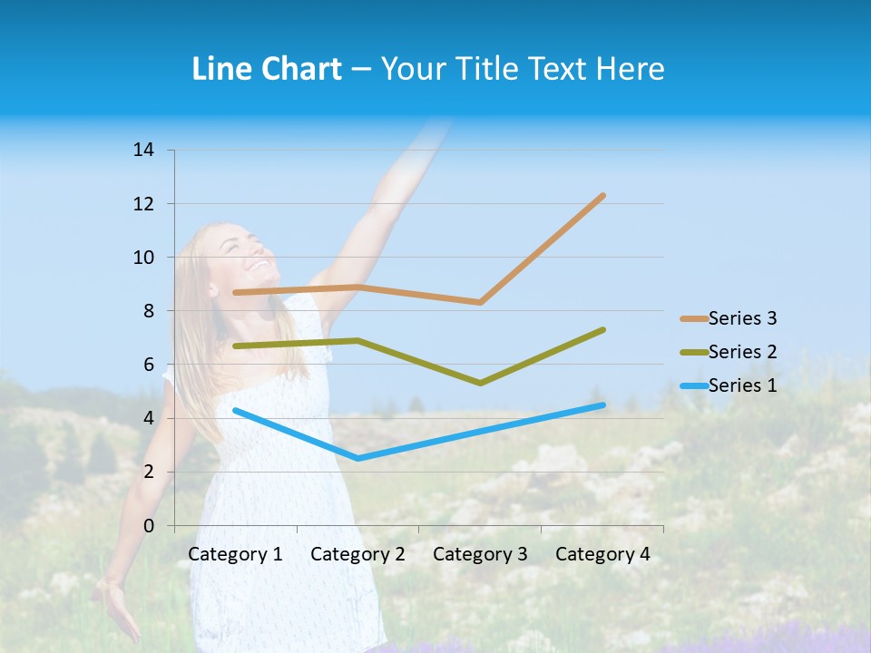 Outdoors Purple Meadow PowerPoint Template