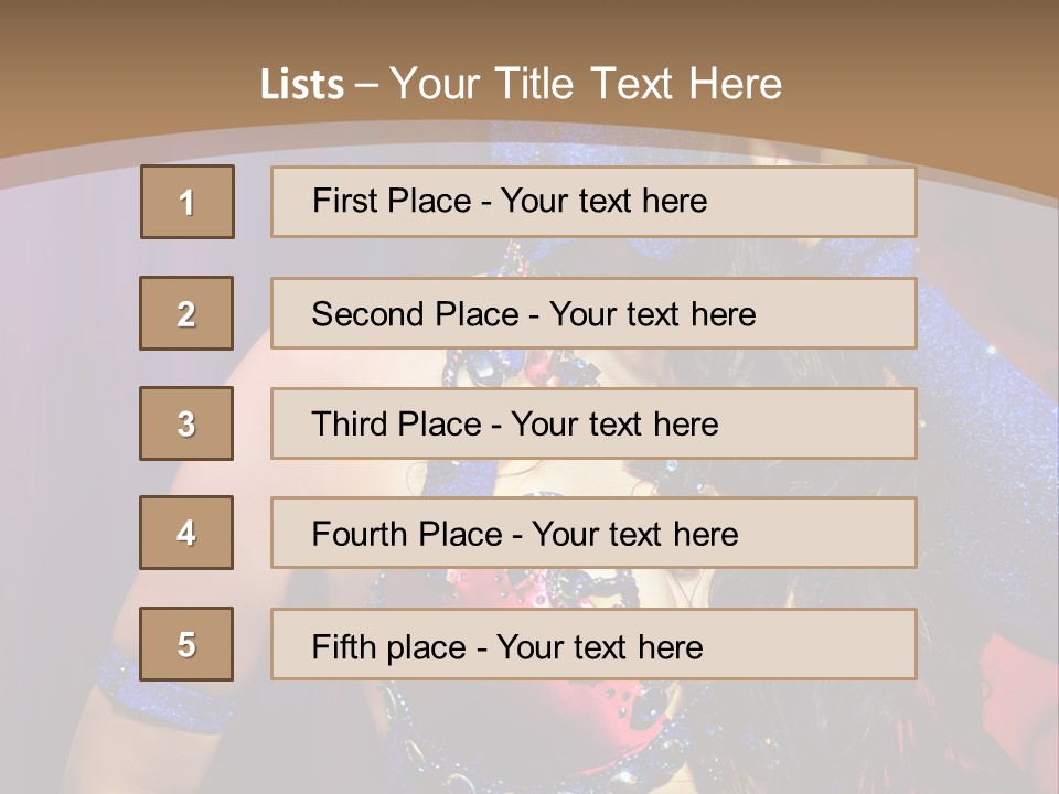 Veil Religious Dance PowerPoint Template