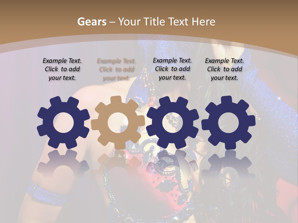 Veil Religious Dance PowerPoint Template