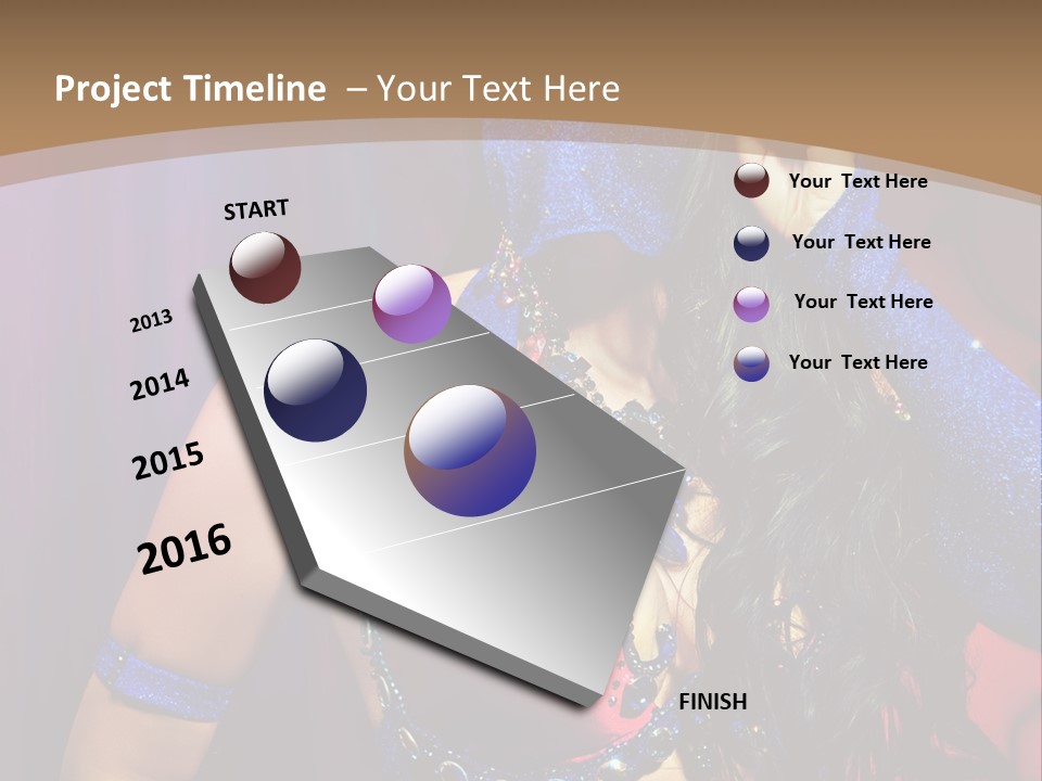 Veil Religious Dance PowerPoint Template