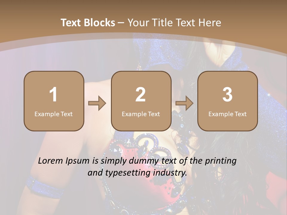 Veil Religious Dance PowerPoint Template