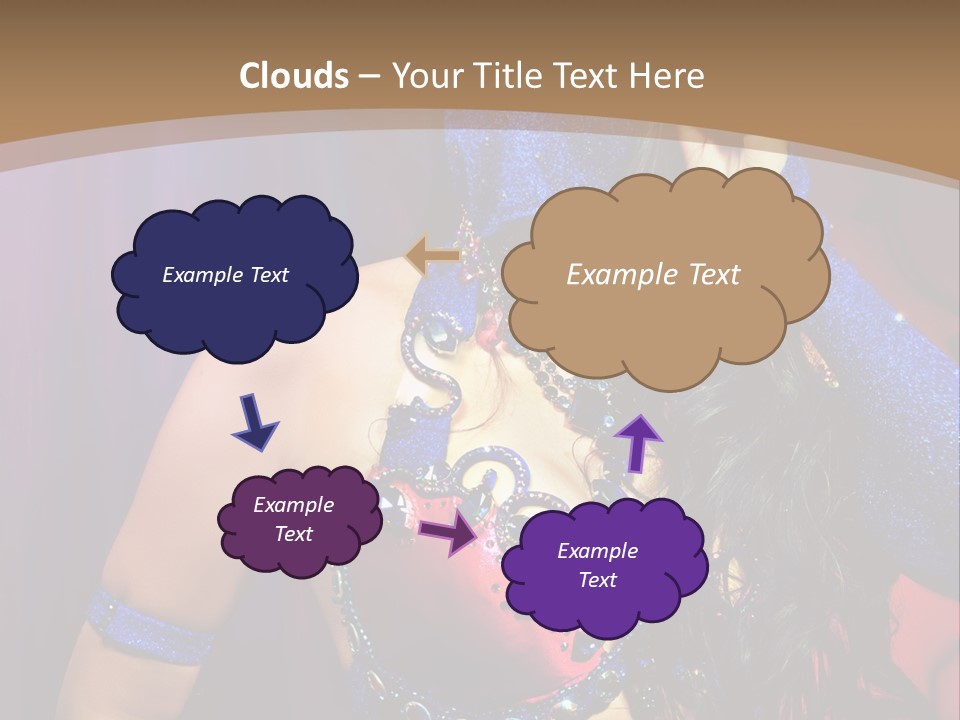 Veil Religious Dance PowerPoint Template