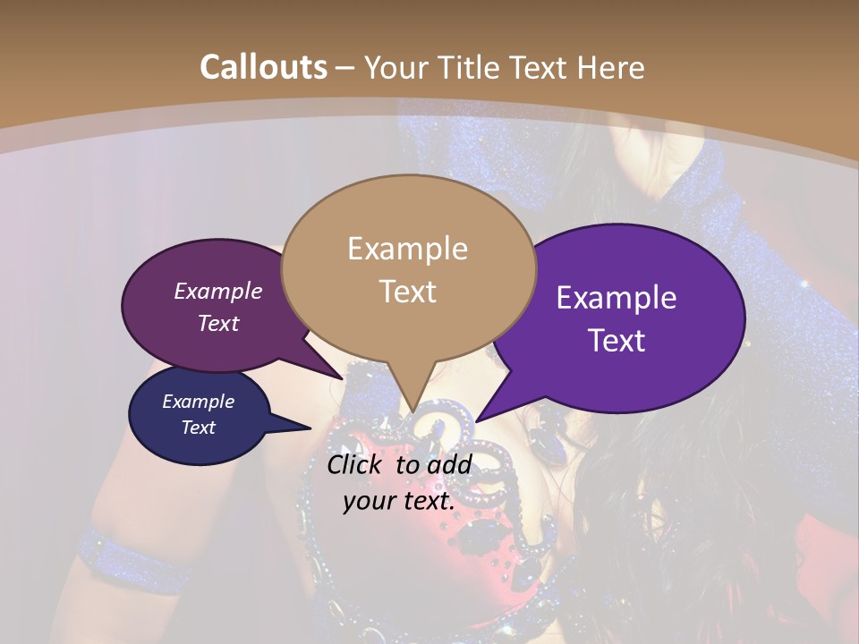 Veil Religious Dance PowerPoint Template