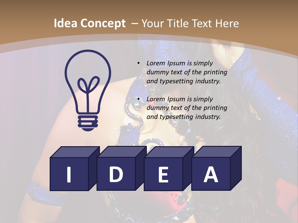 Veil Religious Dance PowerPoint Template