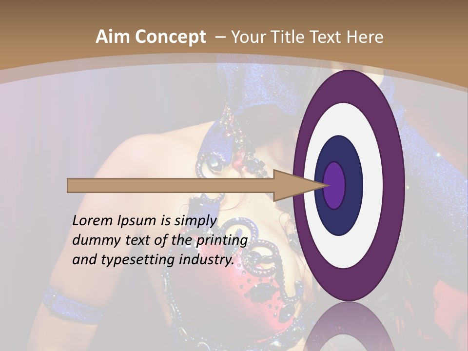 Veil Religious Dance PowerPoint Template