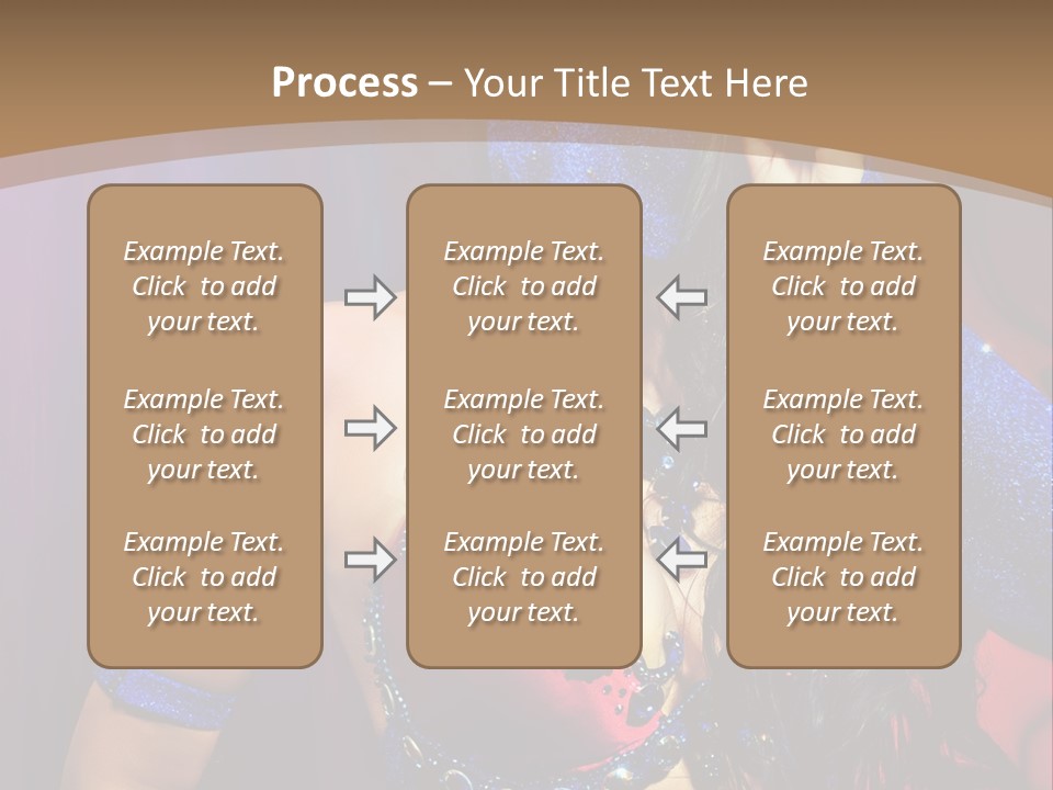Veil Religious Dance PowerPoint Template