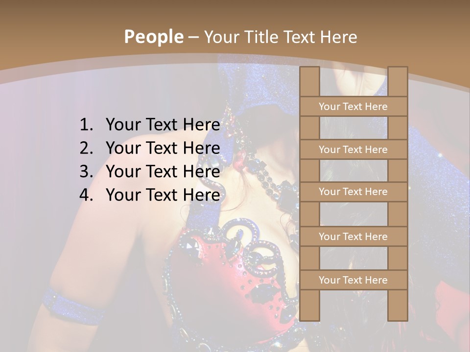 Veil Religious Dance PowerPoint Template