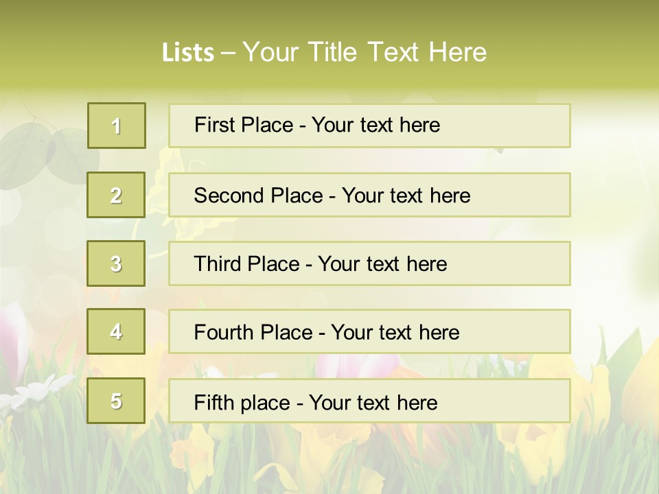 Duft Wetter Sonne PowerPoint Template