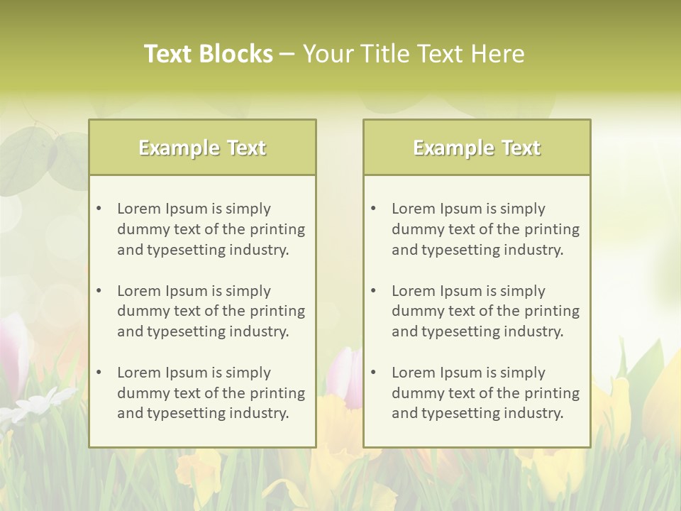 Duft Wetter Sonne PowerPoint Template