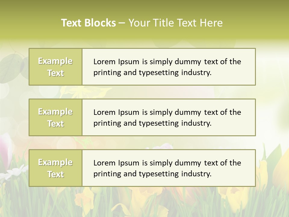 Duft Wetter Sonne PowerPoint Template