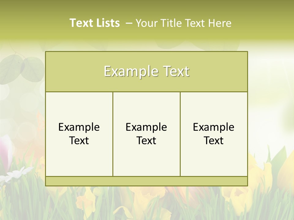 Duft Wetter Sonne PowerPoint Template