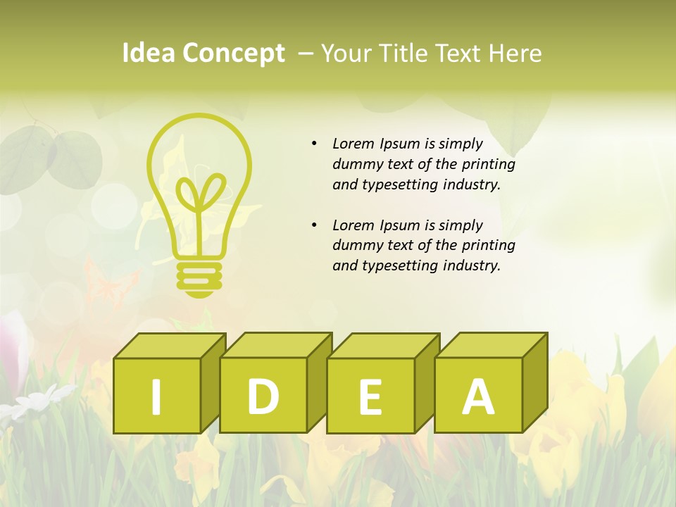 Duft Wetter Sonne PowerPoint Template