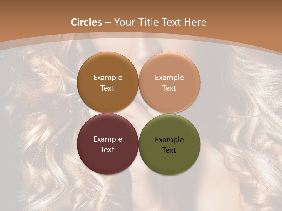 Make Up Beauty Blue Eyes PowerPoint Template