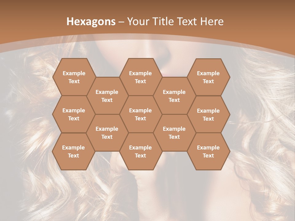 Make Up Beauty Blue Eyes PowerPoint Template