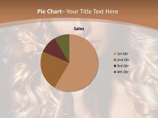 Make Up Beauty Blue Eyes PowerPoint Template