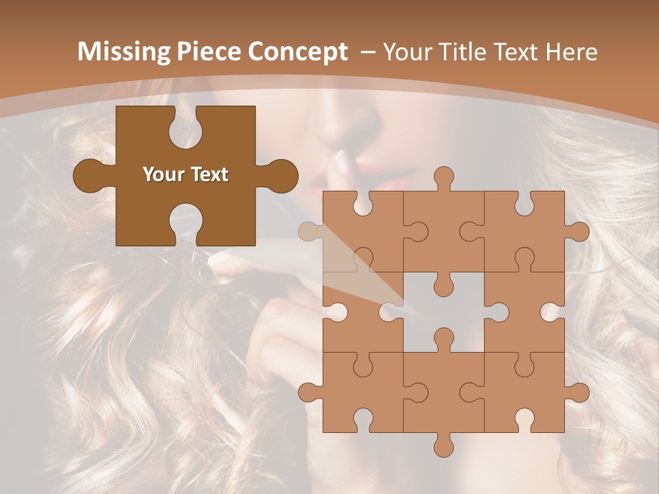 Make Up Beauty Blue Eyes PowerPoint Template