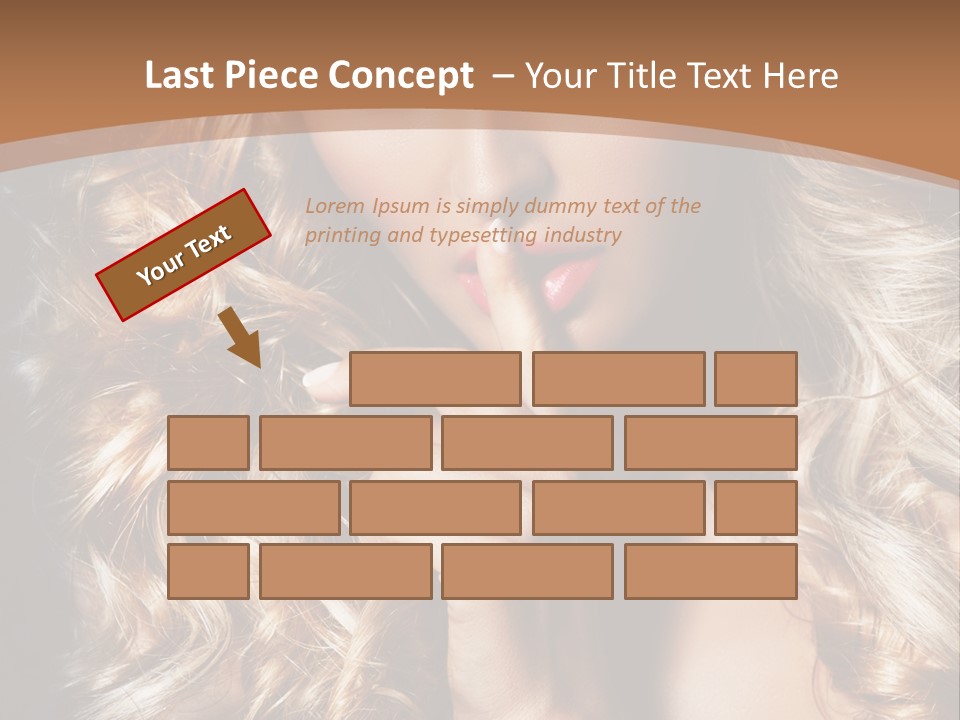 Make Up Beauty Blue Eyes PowerPoint Template