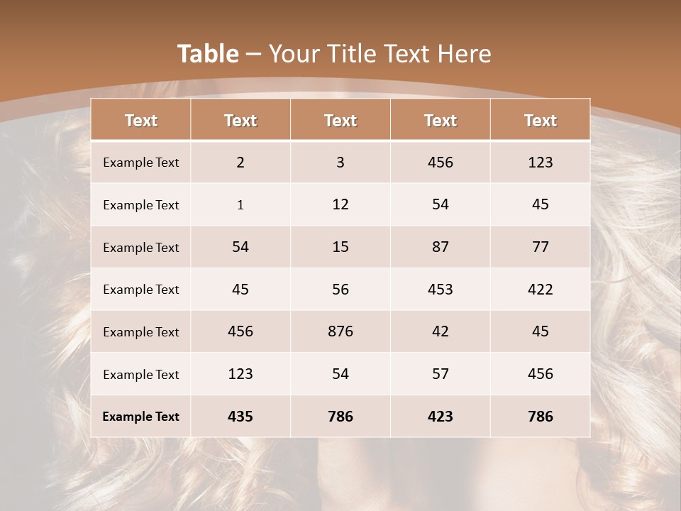 Make Up Beauty Blue Eyes PowerPoint Template