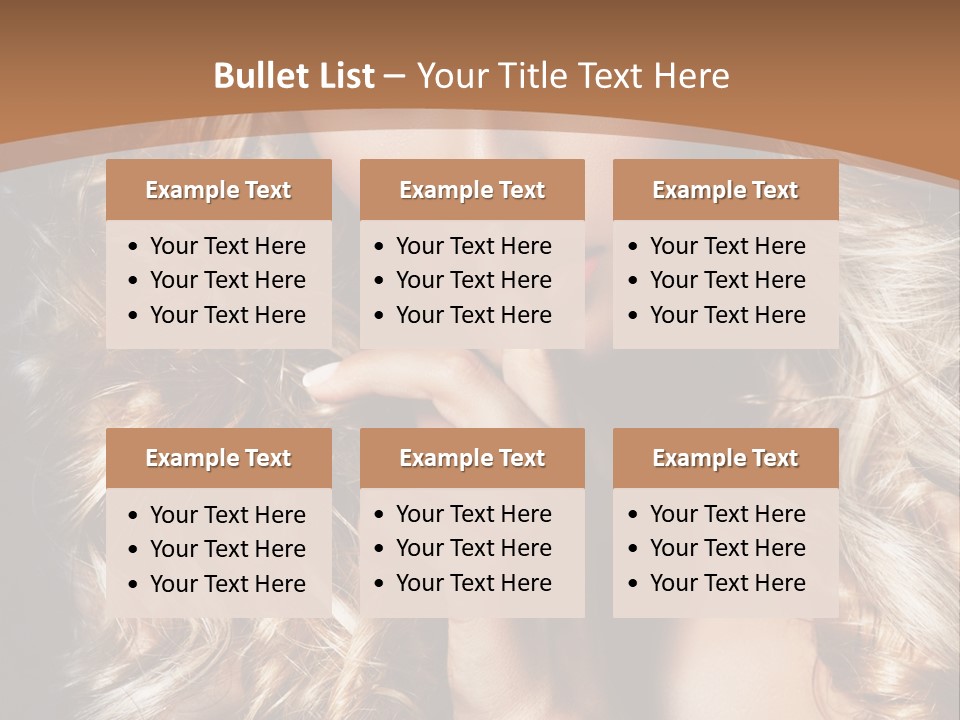 Make Up Beauty Blue Eyes PowerPoint Template