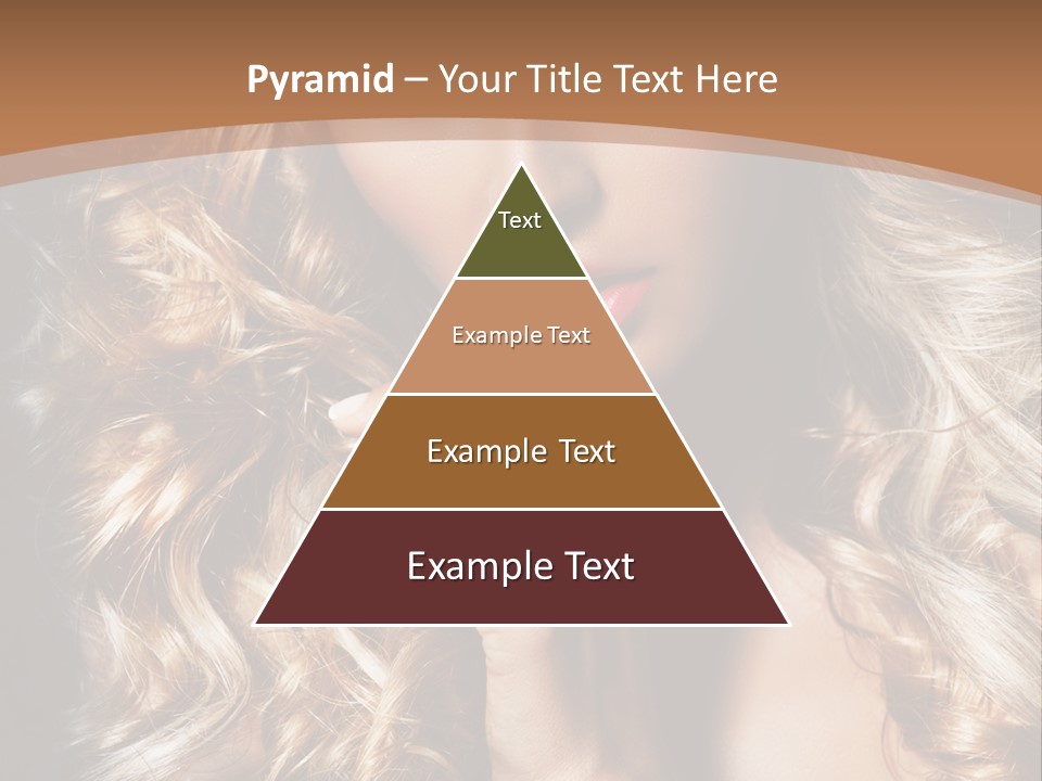 Make Up Beauty Blue Eyes PowerPoint Template