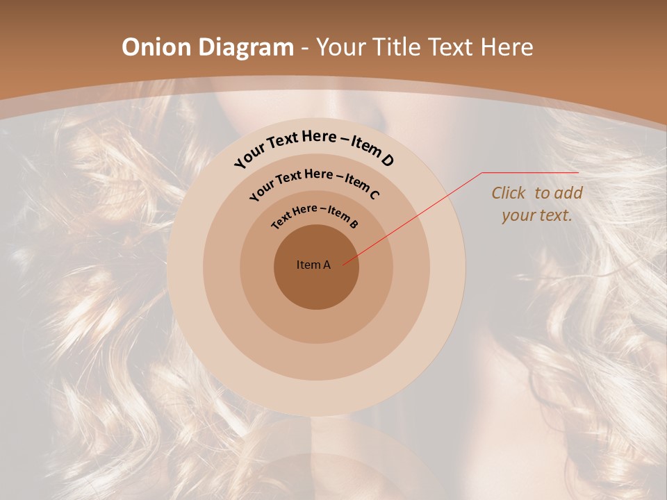 Make Up Beauty Blue Eyes PowerPoint Template