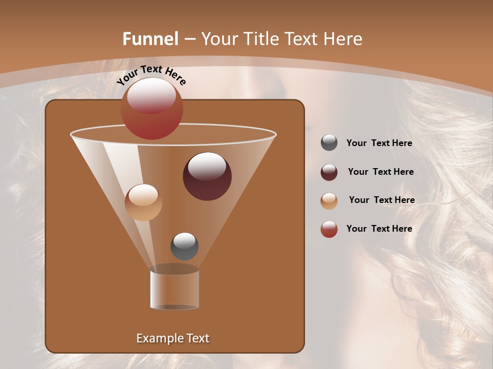 Make Up Beauty Blue Eyes PowerPoint Template