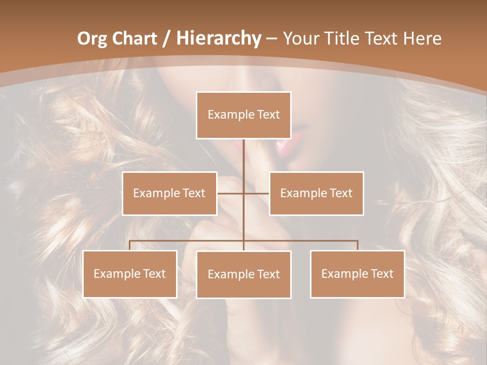 Make Up Beauty Blue Eyes PowerPoint Template