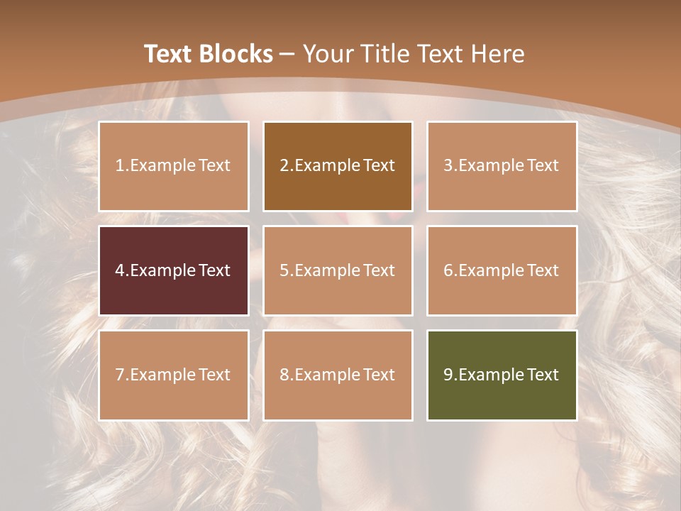 Make Up Beauty Blue Eyes PowerPoint Template