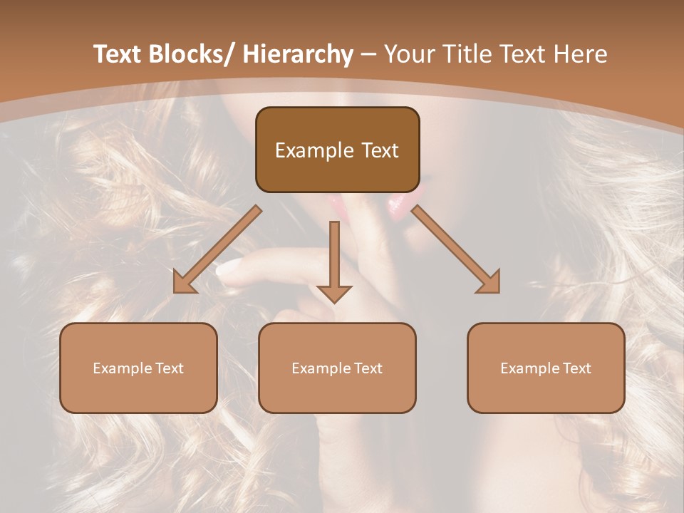 Make Up Beauty Blue Eyes PowerPoint Template