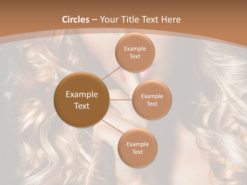 Make Up Beauty Blue Eyes PowerPoint Template