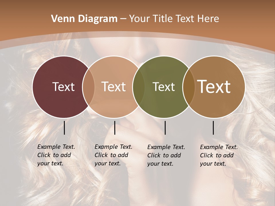 Make Up Beauty Blue Eyes PowerPoint Template