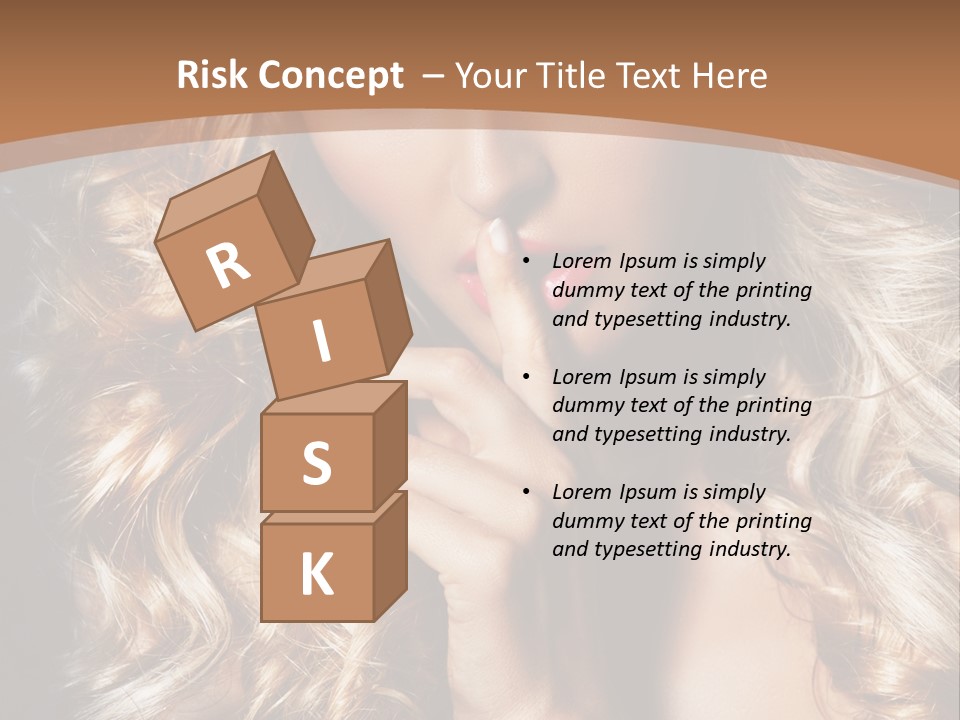 Make Up Beauty Blue Eyes PowerPoint Template