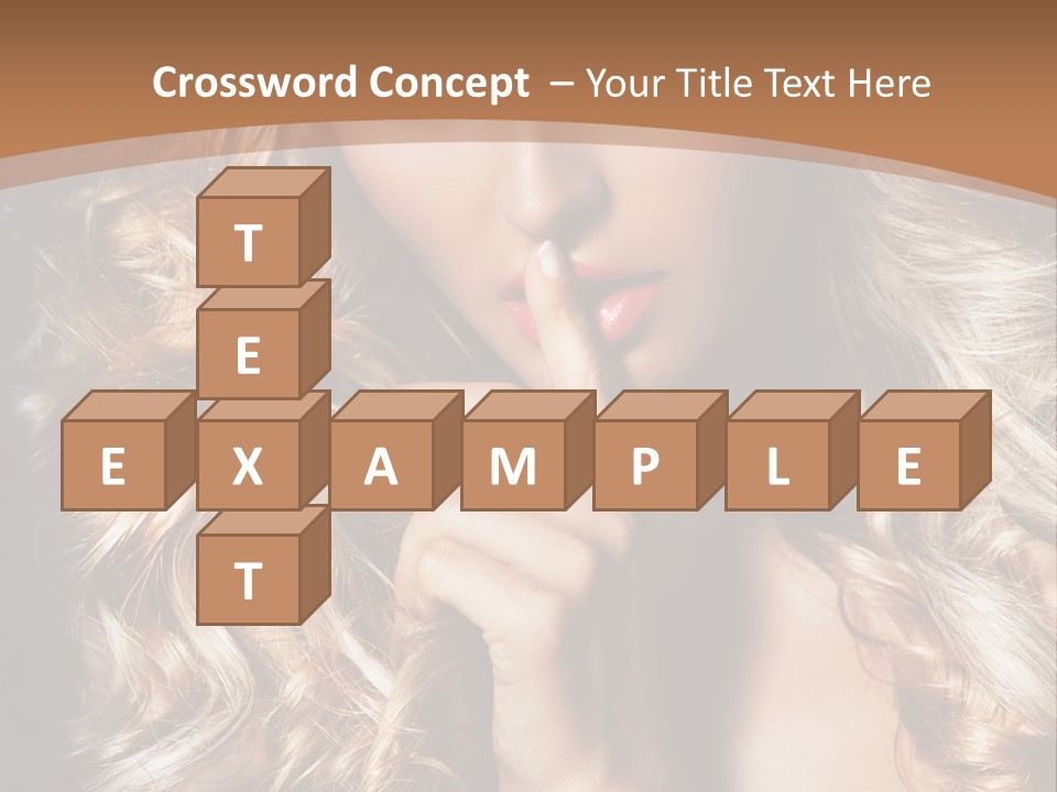 Make Up Beauty Blue Eyes PowerPoint Template