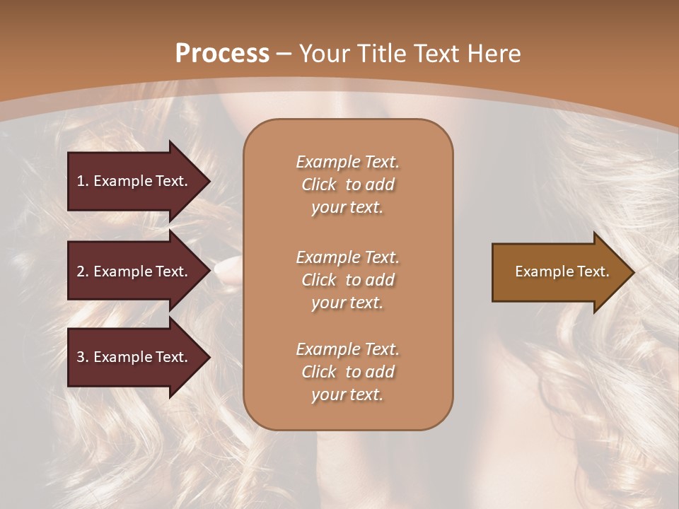 Make Up Beauty Blue Eyes PowerPoint Template