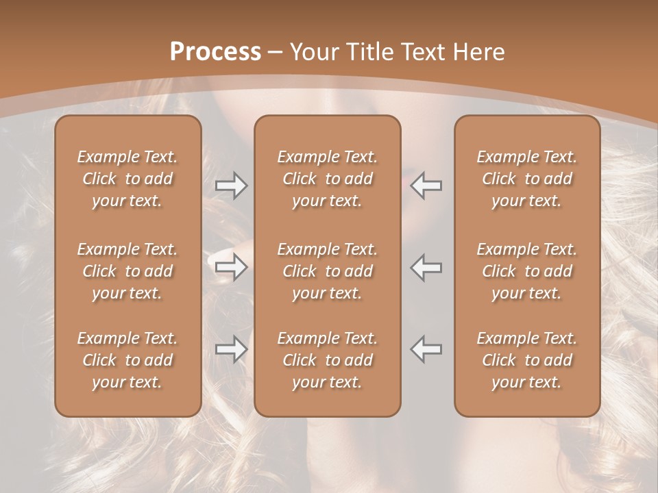 Make Up Beauty Blue Eyes PowerPoint Template