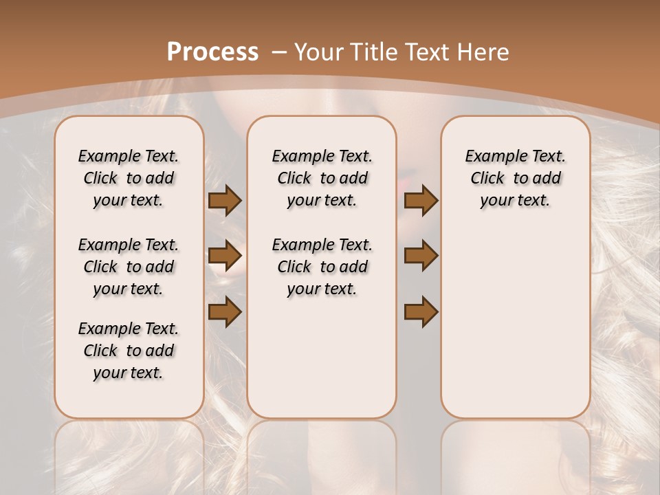 Make Up Beauty Blue Eyes PowerPoint Template