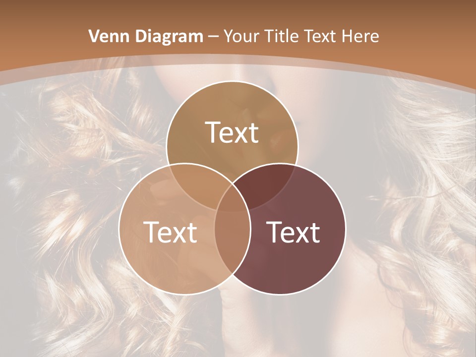 Make Up Beauty Blue Eyes PowerPoint Template